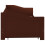 Berkfield Pull-out Sofa Bed Frame without Mattress Dark Brown 90x200 cm 6
