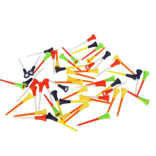 Kiplyki30 buc Teuri de golf din plastic multicolor, cu vârf pernat