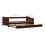 Berkfield Pull-out Sofa Bed Frame without Mattress Dark Brown 90x200 cm 8