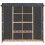 Berkfield Wardrobe Grey 173x40x170 cm Fabric 2