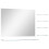 Berkfield Wall Mirror with 5 Shelves Silver 80x60 cm 2