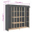 Berkfield Wardrobe Grey 173x40x170 cm Fabric 6