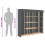 Berkfield Wardrobe Grey 173x40x170 cm Fabric 7