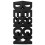 Berkfield Umbrella Stand Design Steel Black 2