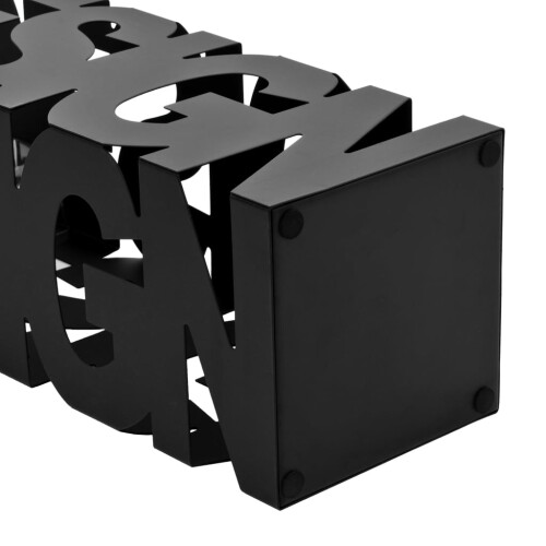 Berkfield Umbrella Stand Design Steel Black 2