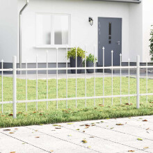 Berkfield Garden Fence Woerden 8 pcs White