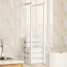 Berkfield Towel Rack White 25x20x95 cm Steel