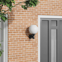 Berkfield Outdoor Wall Light Black 28 x 25 x 38 cm