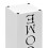 Berkfield Umbrella Stand Welcome Steel White 5