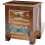 Berkfield Nightstand with 2 Drawers Solid Reclaimed Wood 3