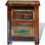 Berkfield Nightstand with 2 Drawers Solid Reclaimed Wood 6