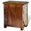 Berkfield Nightstand with 2 Drawers Solid Reclaimed Wood 8