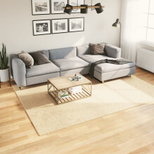 Berkfield Rug HUARTE Short Pile Soft and Washable Cream 200x280 cm