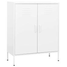 Berkfield Storage Cabinet White 80x35x101.5 cm Steel