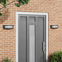 Berkfield Outdoor Wall Light 2 pcs Black 32 x 10 x 10 cm