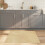 Berkfield Rug Square Light Nature 100x100 cm Bamboo 1