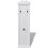 Berkfield Coat Racks 2 pcs White 3
