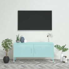 Berkfield TV Cabinet Mint 105x35x50 cm Steel