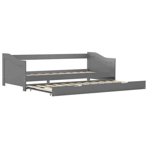 Berkfield Pull-out Sofa Bed Frame without Mattress Grey 90x200 cm 1