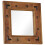 Berkfield Mirror Solid Acacia Wood 50x50 cm 2