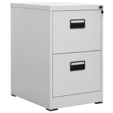 Berkfield Filing Cabinet Light Grey 46x62x72.5 cm Steel