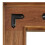 Berkfield Mirror Solid Acacia Wood 50x50 cm 3
