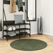 Berkfield Rug HUARTE Short Pile Soft and Washable Forest Green ò 100 cm