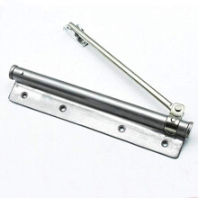 Automatic Door Closer Hydraulic Adjustable Speed Quiet Durable Metal for Home Office Gate Cabinet