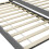 Berkfield Pull-out Sofa Bed Frame without Mattress Grey 90x200 cm 5