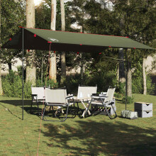 Berkfield Camping Tarp Olive Green 506x306 cm Waterproof