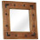 Berkfield Mirror Solid Acacia Wood 50x50 cm 8