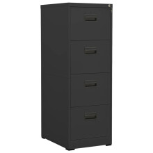 Berkfield Filing Cabinet Anthracite 46x62x133 cm Steel