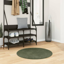 Berkfield Rug HUARTE Short Pile Soft and Washable Forest Green ò 80 cm