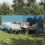 Berkfield Camping Windbreak Blue 344x120 cm Waterproof 1