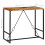 Berkfield Bar Table Solid Reclaimed Wood 120x60x106 cm 8
