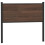 Berkfield Replace Headboard Brown Oak 100 cm Engineered Wood and Steel 1
