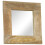 Berkfield Mirror Solid Mango Wood 50x50 cm 10