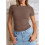Short Sleeve Y2k Tee Coffee L 5