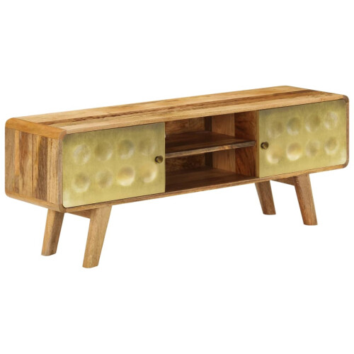 Berkfield TV Cabinet Solid Mango Wood 120x30x45 cm 1