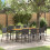 Berkfield Garden Dining Set 9 pcs Black Poly Rattan 1