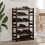 Berkfield Wine Rack for 30 Bottles Black Solid Wood Pine 1