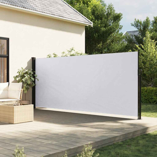 Berkfield Retractable Side Awning White 180x300 cm