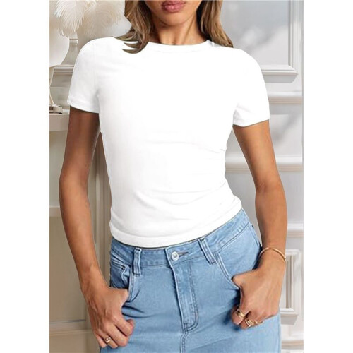 Short Sleeve Y2k Tee White L 1