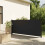 Berkfield Retractable Side Awning Black 100x500 cm 1