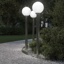 Berkfield Bollard Lights 3 pcs 120 cm Stainless Steel IP44