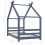 Berkfield Kids Bed Frame Grey Solid Pine Wood 80x160 cm 7