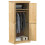 Berkfield Wardrobe Corona 76x50x170 cm Solid Wood Pine 1