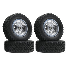 4Pcs RC Car Wheels and Tires Set for 1/12 MN78 | Durable Rubber, Traction Grip, Quick Installation