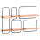 Berkfield Wall Shelves 5 pcs Solid Wood Acacia 1