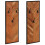 Berkfield Coat Racks 2 pcs 35x1x90 cm Solid Wood Acacia 1